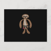 Sloth Jiu Jitsu For Bjj Gift Black Belt ポストカード (正面)