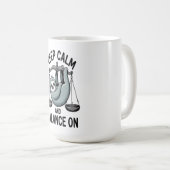 Sloth Libra Zodiac 15oz Mug コーヒーマグカップ (正面右)