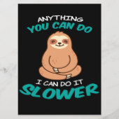Sloth Lover  Cute Sloth Canvas メニュー (正面)