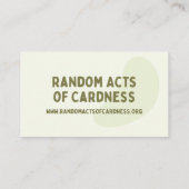 Sloth Mailable Hugカード コーリングカード (裏面)