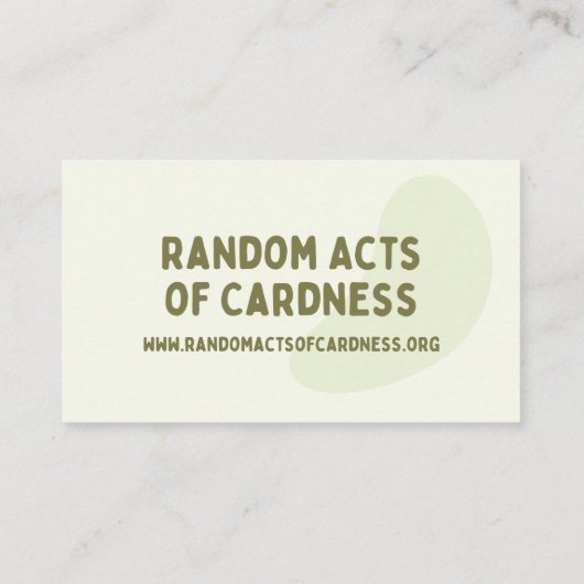 Sloth Mailable Hugカード コーリングカード (裏面)