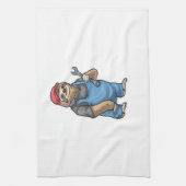 Sloth Mechanic Wrench Classic T-Shirt キッチンタオル (縦)