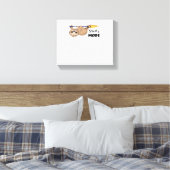 Sloth Mode Classic T-Shirt キャンバスプリント (インサイチュ (寝室))