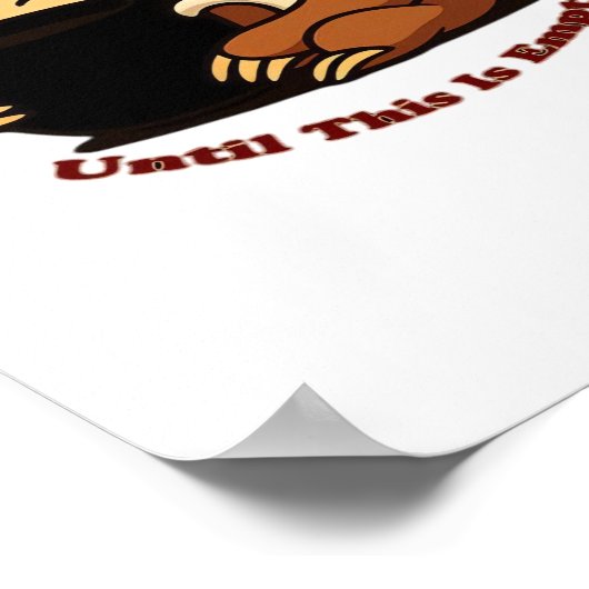 Sloth Mode Don�t Talk Until This Coffee�s Gone! Ov ポスター (角)