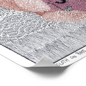 Sloth on Bassポスター ポスター (角)