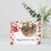 Sloth on Valentine's Day  シーズンポストカード (スタンド正面)