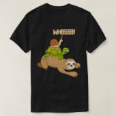 Sloth Pictures Turtle Decor Snail Tシャツ (デザイン正面)