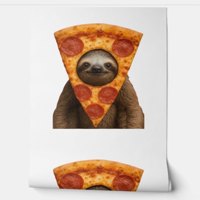 Sloth pizza funny weird prank meme cute happy chri 壁紙 (ほどく)