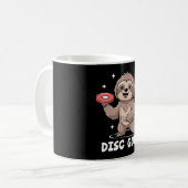 Sloth Playing Disc Golf Player Sports Athlete Game コーヒーマグカップ (正面左)