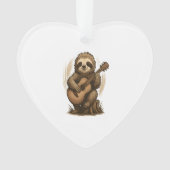Sloth Playing Guitar オーナメント (正面)