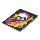 Sloth Portrait Illustration Watercolour Painting ノートパッド (回転)