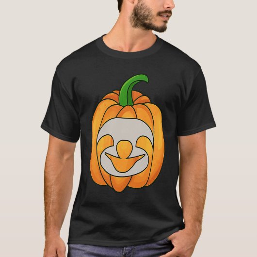 Sloth Pumpkin Halloween Sloth Themed Halloween Tシャツ (正面)