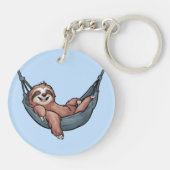 Sloth Relaxing キーホルダー (裏面)