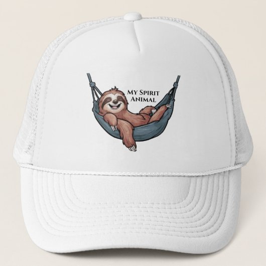 Sloth Relaxing Hat キャップ (正面)