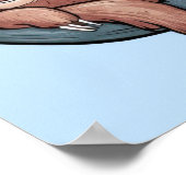 Sloth Relaxing Poster ポスター (角)