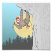 Sloth Rock climbing フォトプリント (正面)