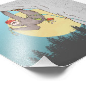 Sloth Rock climbing フォトプリント (角)