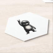 Sloth Rocking Dance ペーパーコースター (アングル)