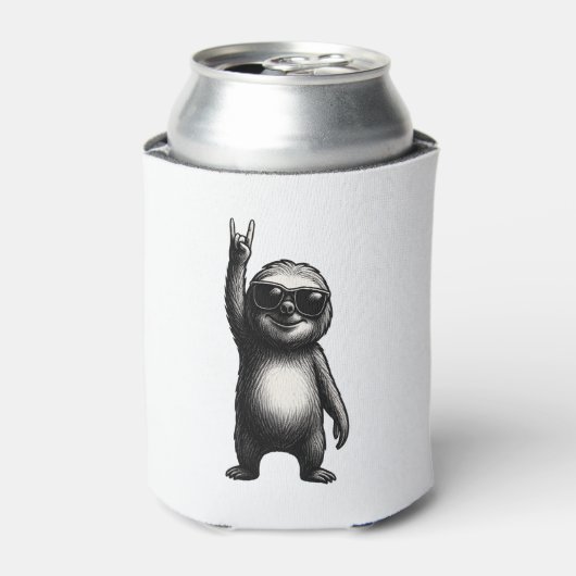 Sloth Rocking Dance 缶クーラー (缶正面)