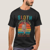 Sloth Running Team Workout Tシャツ (正面)