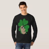 Sloth Shamrock Cute C Lazy St Patricks Day Animal  Tシャツ (正面フル)