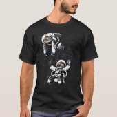 Sloth Space Astronaut Tシャツ (正面)