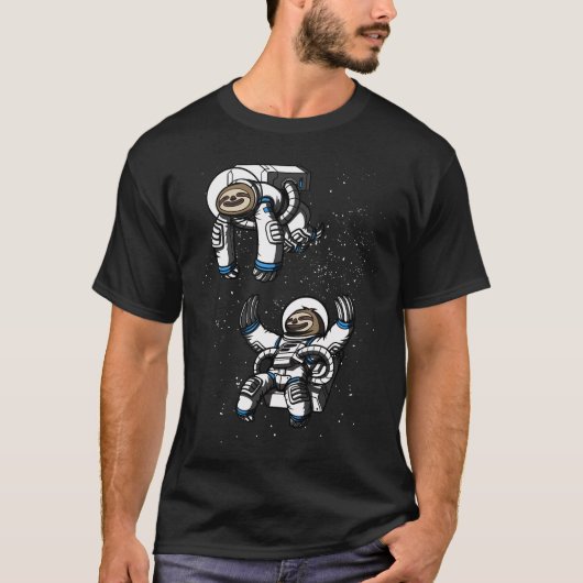 Sloth Space Astronaut Tシャツ (正面)