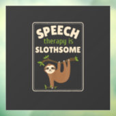 Sloth Speech Therapist Speech Therapy Pathology T- ウィンドウサイン (シート3)