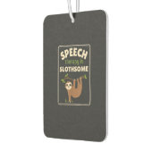 Sloth Speech Therapist Speech Therapy Pathology T- カーエアーフレッシュナー (左)
