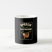 Sloth Speech Therapist Speech Therapy Pathology T- コーヒーマグカップ (中央)