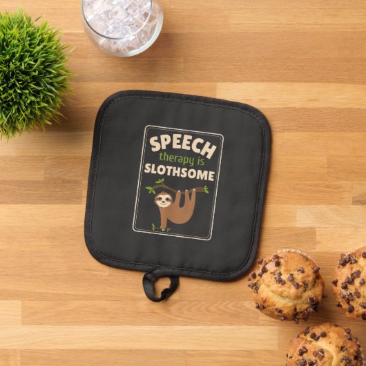 Sloth Speech Therapist Speech Therapy Pathology T- 鍋敷き (トップダウン)