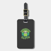 Sloth St Patricks Day Sloth Shenanigans Cute Anima ラゲッジタグ (正面縦)