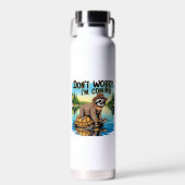 Sloth T-Shirt- Don't Worry I'm Coming ウォーターボトル (正面)