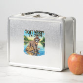 Sloth T-Shirt- Don't Worry I'm Coming メタルランチボックス (インサイチュ)