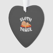 Sloth Tamer Circus Carnival Costume Lazy Sloths T- オーナメント (正面)