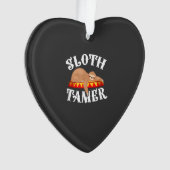 Sloth Tamer Circus Carnival Costume Lazy Sloths T- オーナメント (正面)