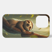 Sloth-tastic携帯電話のケースで落ち着いて iPhoneケース (裏面横)