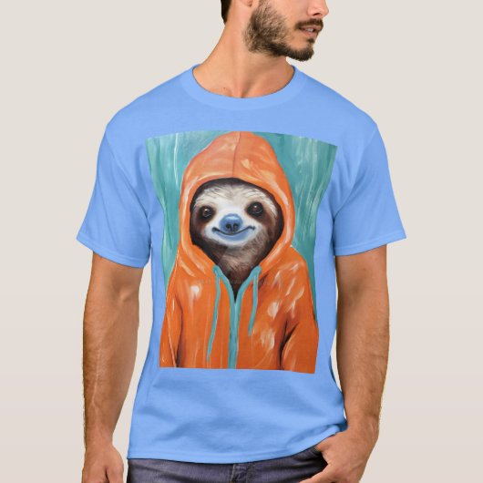 Sloth the rain tシャツ (正面)