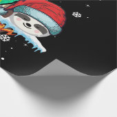 Sloth Turtle Snail Cute Animal Lover Christmas ラッピングペーパー (角)
