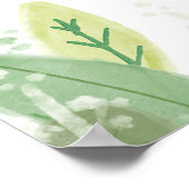 Sloth Twin Birthday Party in Blue Welcome Sign ポスター (角)