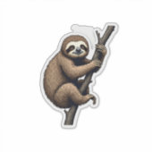 Sloth Vintage Engraving Graphic Tee (2) シール (正面)