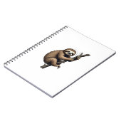 Sloth Vintage Engraving Graphic Tee (2) ノートブック (左側)