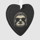 Sloth Wearing Sunglasses Graphic Sloth Shirt Men W オーナメント (正面)