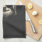 Sloth Wearing Sunglasses Graphic Sloth Shirt Men W キッチンタオル (四つ折り)