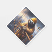 Sloth Working the High Steel スタンダードランチョンナプキン (角)