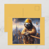 Sloth Working the High Steel ポストカード (正面/裏面)