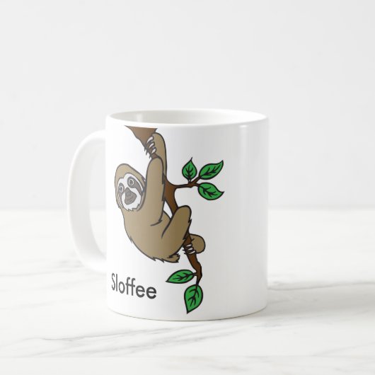 Slothee! コーヒーマグカップ (正面左)