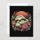  “Slothful Serenity” ポストカード (正面/裏面)