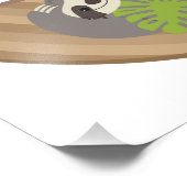 Slothsカスタム名パーソナライズされた写真プリント フォトプリント (角)