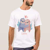 Sloths in Love T-Shirt Tシャツ (正面)
